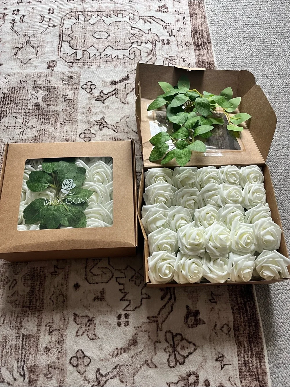 Artificial White Roses 100 count